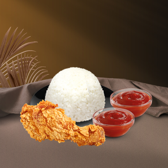 Nasi + Ayam Goreng Crispy